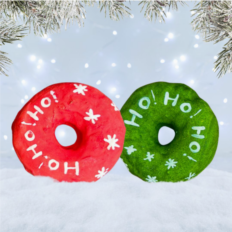 Deux Beignets Woofmas – Édition de Noël pour Chiens 🎁 Cooka Cookies