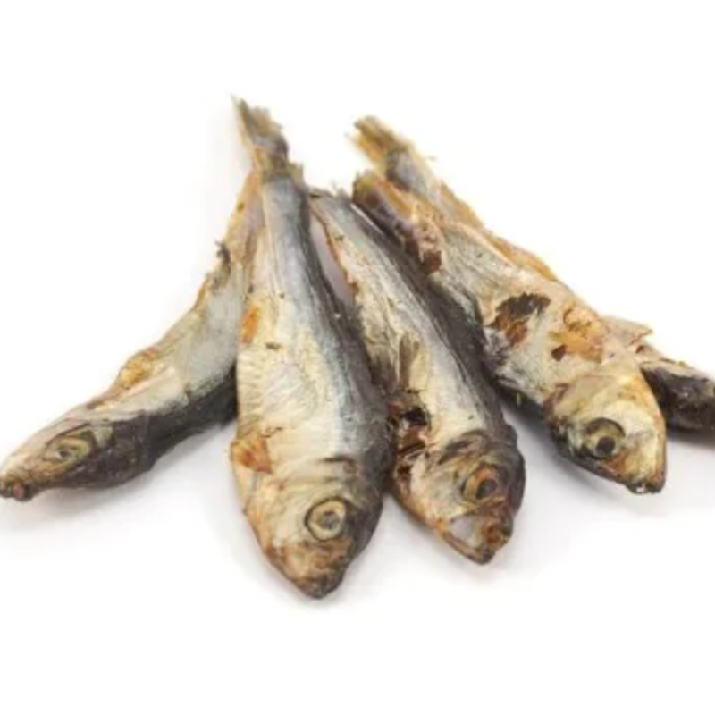 Sprats séchés de la mer Baltique pour chien