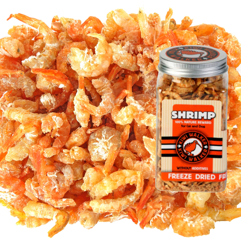 Crevettes 100% lyophilisées (chien ou chat)