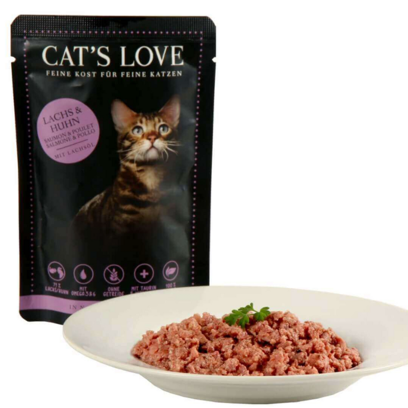 Pâtée CAT'S LOVE Adulte -  6 saveurs au choix - 85g