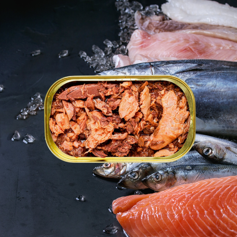 Filet de thon - pour chats et chatons (aux moules, crevettes ou saumon) 120 gr