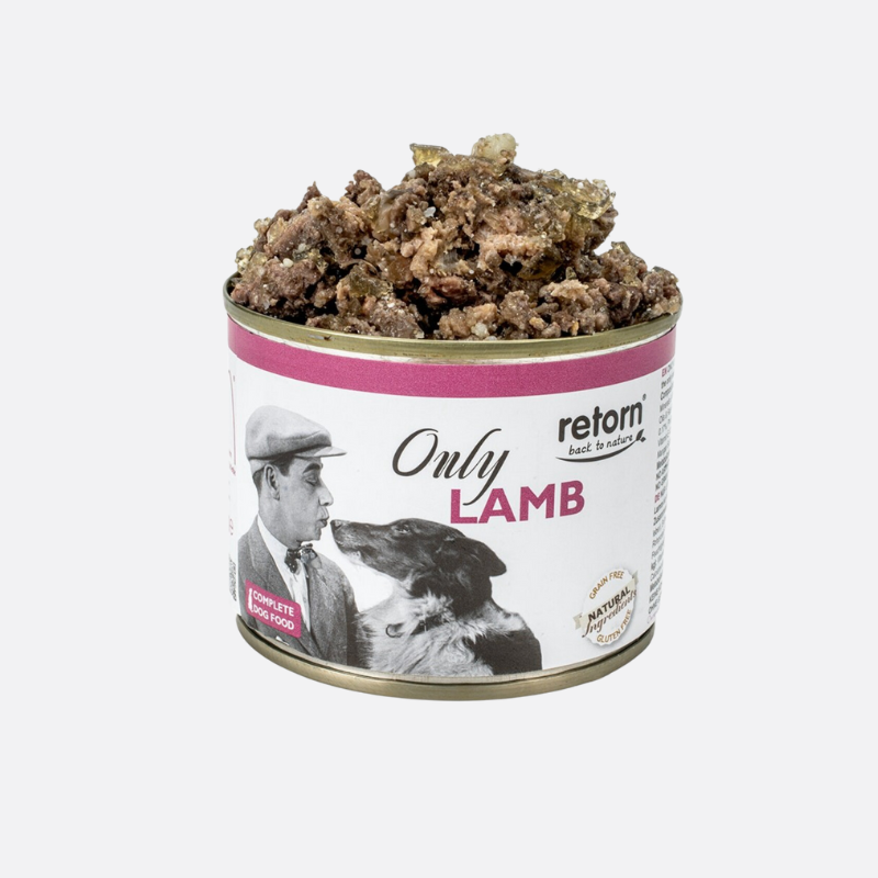 Pâtée seulement à l'agneau pour chien - facilement digestible par Retorn