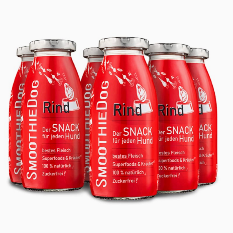 Smoothie pour chien - Rind- Boeuf, betterave et carottes