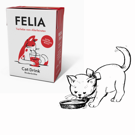 100% Bouillon de boeuf ou poulet pour chat  - 200 ml