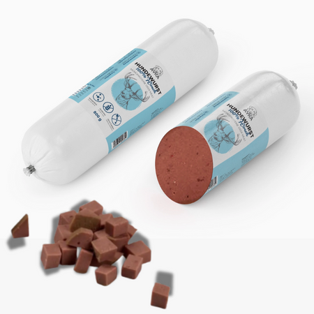 Friandises Saucisses pour chiens Ayka – Monoprotéine & Naturelles - 3 saveurs proposées