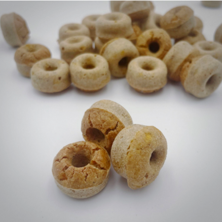 Friandises bio Donuts Poulet – Coco & Carotte - sans gluten ni céréales