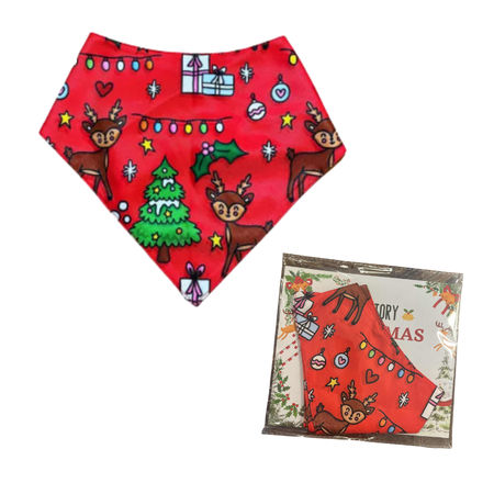 Bandana de Noël pour Chien – Merry Reindeer