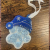 ❄️ Décoration de Noël “Patte Scintillante” Animasoin - création artisanale française