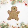 🍪 Gaston le Bonhomme Pain d’Épices – Jouet de Noël en peluche pour chien (17 cm)