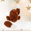 🍗 Dindin le Rôti de Noël – Jouet en peluche détachable pour chien (27 cm)