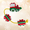 🚂 Le P’tit Train de Noël – Jouet en peluche avec corde pour chien (78 cm)
