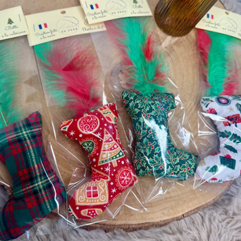 🎄 Botte Magique de Noël – Jouet pour chat artisanal - Lille