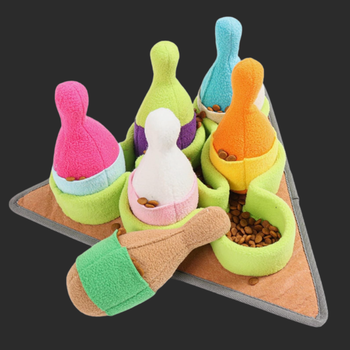 🎳 Tapis de Jeu “Bowling Party” – Jouet Interactif et Educatif pour chien