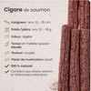 Cigare au saumon - mastication courte & gourmande