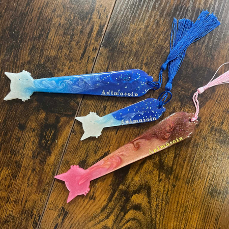 Marque-page en résine – Création artisanale du Sud de la France