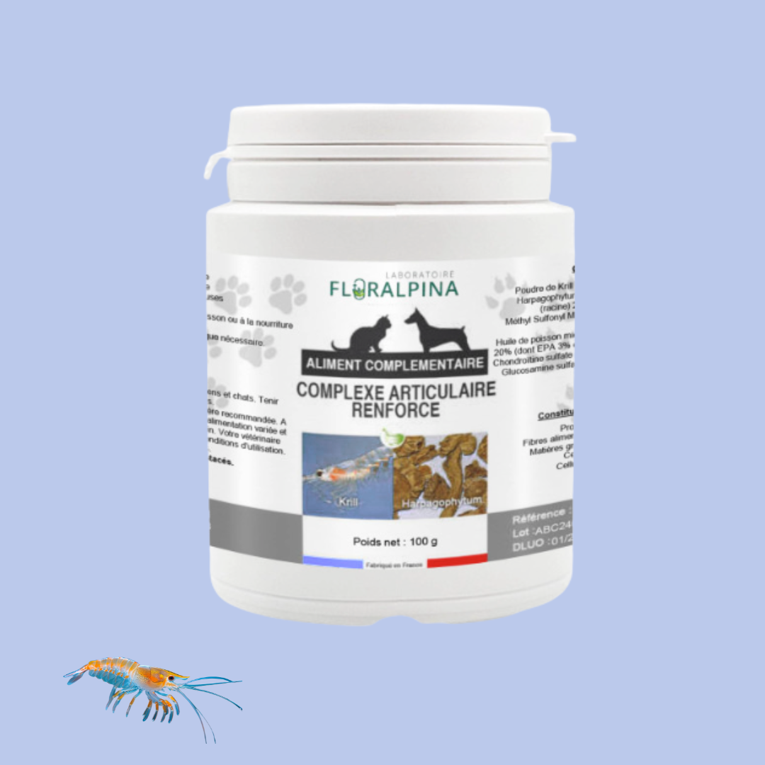 Souplesse Articulaire Chien & Chat – Complément naturel articulations (100 g)