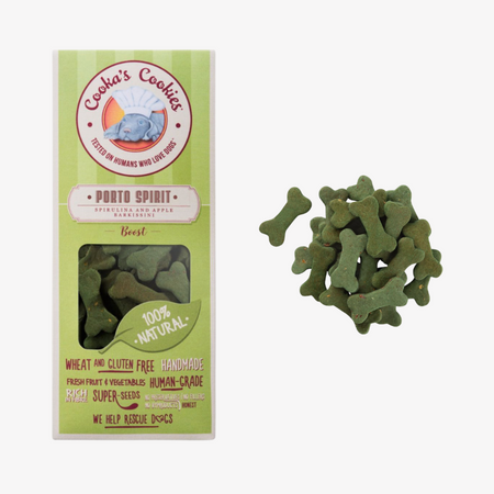 Friandises végétariennes Porto Spirit – Pomme & Spiruline - Cooka cookies