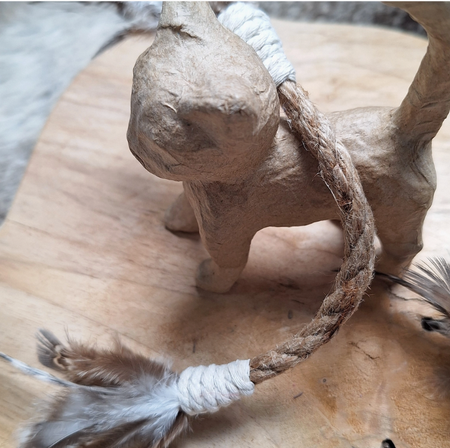 🐍 Le Serpent des Plumes – Jouet Naturel Fait Main en Normandie