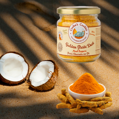 Poudre 100% naturelle de noix de coco et curcuma 🥥