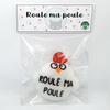 Jouet pour chat - Roule Ma Poule Brodé à la main - Haute Savoie