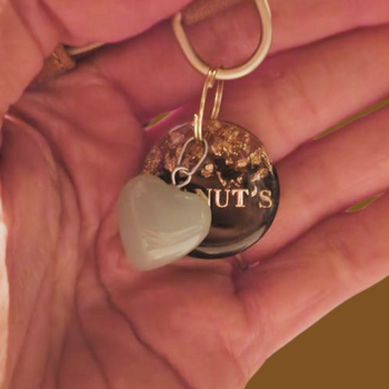 Bougie avec pendentif caché en 💖 - fait à la main - Haute Savoie