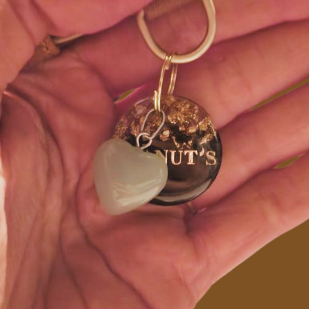 Bougie avec pendentif caché en 💖 - fait à la main - Haute Savoie