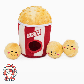 Peluche de fouille - Le seau de Pop Corn et ses 3 petits