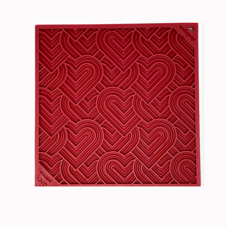 Tapis de léchage niveau Moyen - Coeur 💖