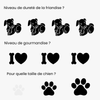 4 Joues de bœuf roulée séchée pour chien - Mâcheur expert