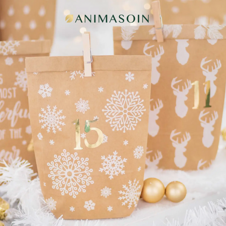 PRECOMMANDE🎄 Calendrier de l’Avent personnalisable pour chiens – Friandises & Créations artisanales Françaises