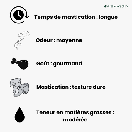 Larynx de bœuf entiers - Mastication longue