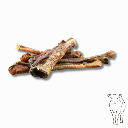 Trachées d'agneau séchées
