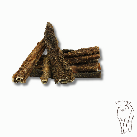 Panses d'agneau séchées pour chiens sensibles