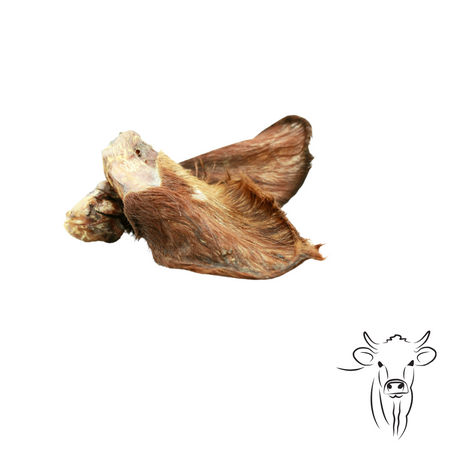 Oreilles de veau avec fourrure