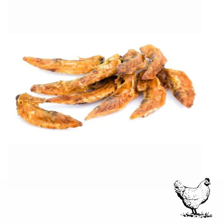 Ailes de poulet séchées pour chien