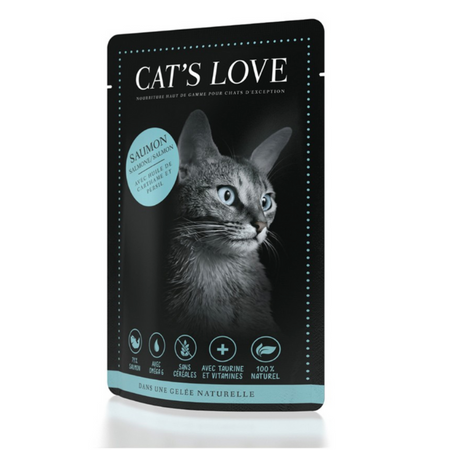 Pâtée CAT'S LOVE Adulte -  6 saveurs au choix - 85g