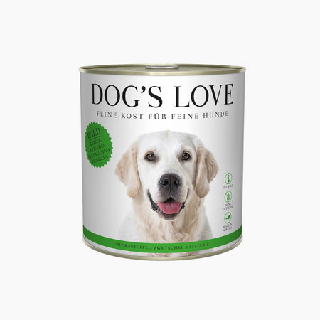 Pâtée DOG'S LOVE - Gibier pommes de terre et prunes