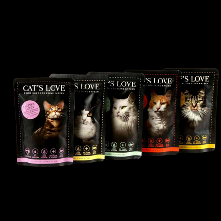 Pâtée CAT'S LOVE Adulte -  6 saveurs au choix - 85g