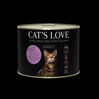 Pâtée 200 gr Cat’s Love Adult - 5 saveurs au choix ou