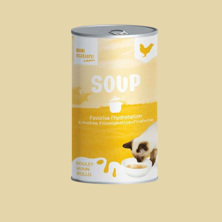 Soupe pour chat - Idéale pour favoriser l’hydratation de votre chat.