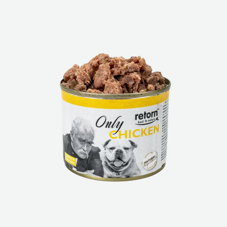 Pâtée seulement au poulet pour chien - facilement digestible par Retorn