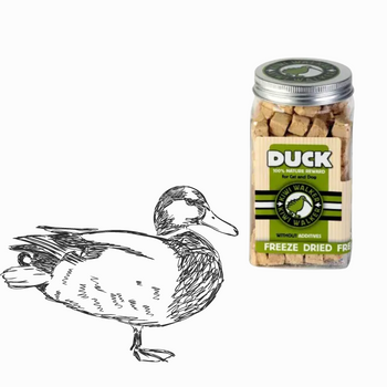 Canard 100% lyophilisés (chien ou chat)