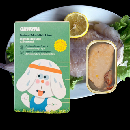 Foie de lotte naturel de la côte Atlantique pour chiens&chats