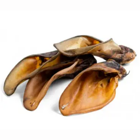 Oreilles de boeufs séchées SANS fourrure pour chien