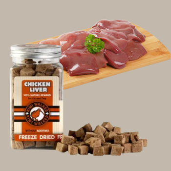 Foies de poulet 100% lyophilisés (chiens et chats)