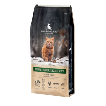 Wolfood - ADULT STERILIZED CAT – Chat stérilisés/peu actifs