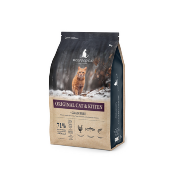 Wolfood ORIGINAL CAT & KITTEN - Chatons ou Chat actifs
