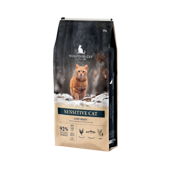 Wolfood SENSITIVE CAT LOW GRAIN - Chats à sensibilité digestive