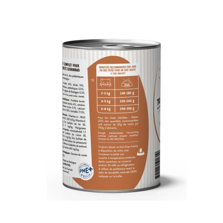 Pâtée pour chat sans céréales – Poulette au Pot (400 g)