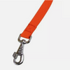 Laisse Double en nylon orange  – Haute résistance pour chiens moyens à grands